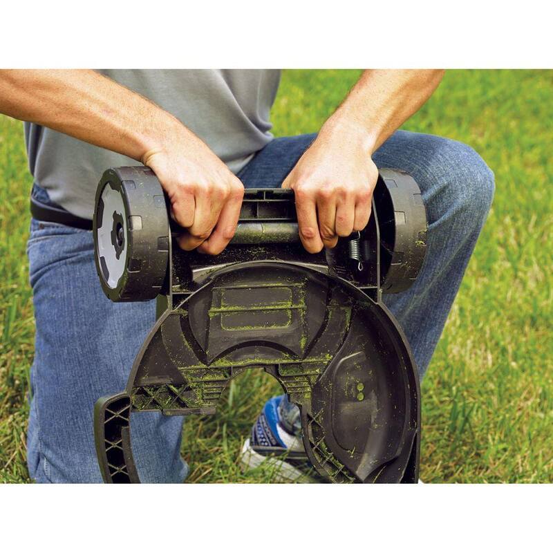 BLACK+DECKER Removable Wheeled Deck for 12 in. Electric Straight Shaft Single Line 3-in-1 String Grass Trimmer/Lawn Edger/Push Mower - MTD100
