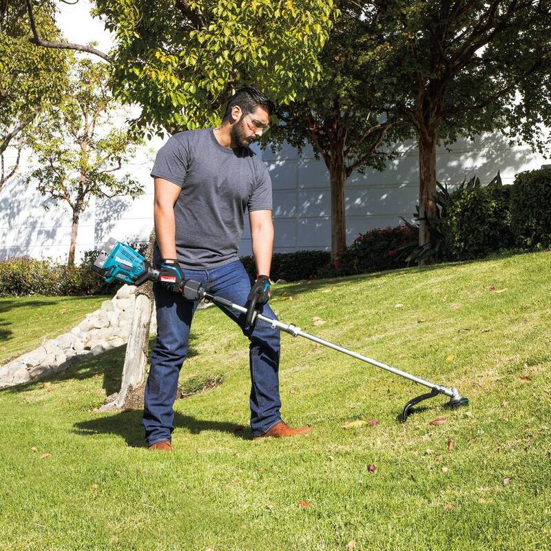 Makita 18V X2 (36V) LXT Brushless Couple Shaft Power Head w/ Trimmer Attach with bonus 18V LXT Dual Port Rapid Charger - XUX01ZM5-DC18RD
