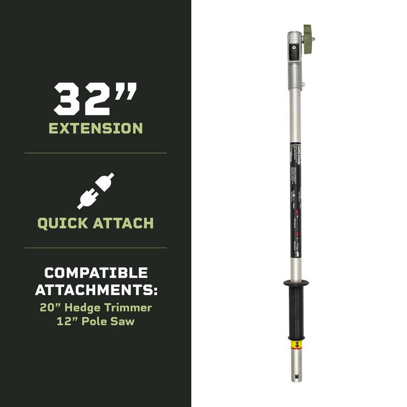 Green Machine 32 in. Extension Shaft Attachment for Multitool Power Head - GMMT6200-ETA