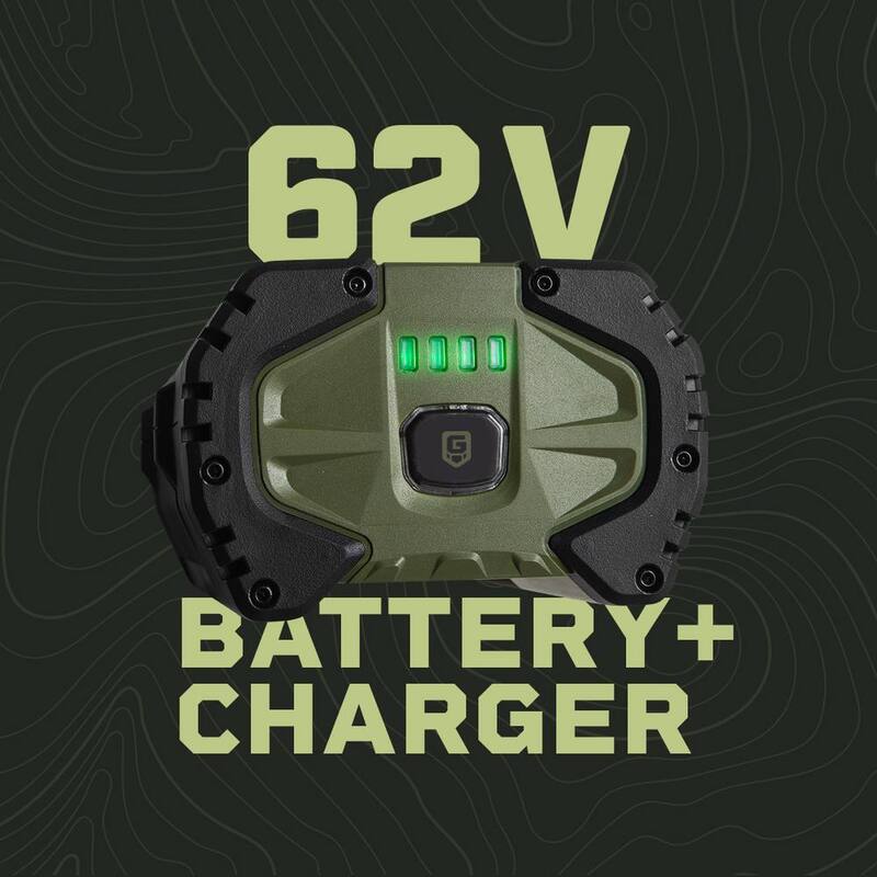 Green Machine 62-Volt Cordless Multitool Power Head with 2.5Ah Battery and Charger - GMMT6200-PH