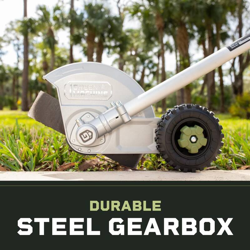 Green Machine 9 in. Edger Attachment for Multitool Power Head - GMMT6200-EGA