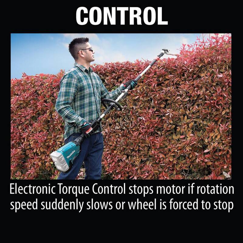 Makita LXT 18V X2 (36V) Lithium-Ion Brushless Cordless Couple Shaft Power Head (Tool-Only) String Trimmer Attachment - XUX01ZEM405MP