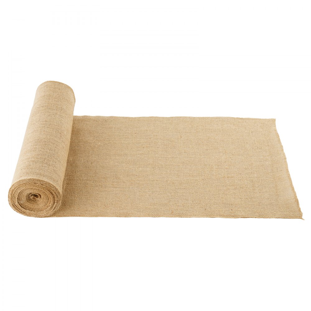 VEVOR Burlap Fabric Roll Burlap Tree Wrap 14 in x 30 ft for Crafts & Plants - CMBJ14INCHESAMK81V0
