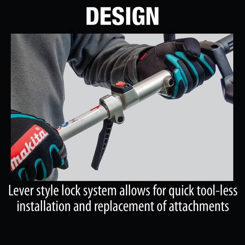 Makita 18V X2 (36V) LXT Brushless Power Head with Trimmer Attachment and LXT Hedge Trimmer w/Bonus 18V LXT 2Pk Battery 5.0Ah - XUX01ZM5B185H4Z