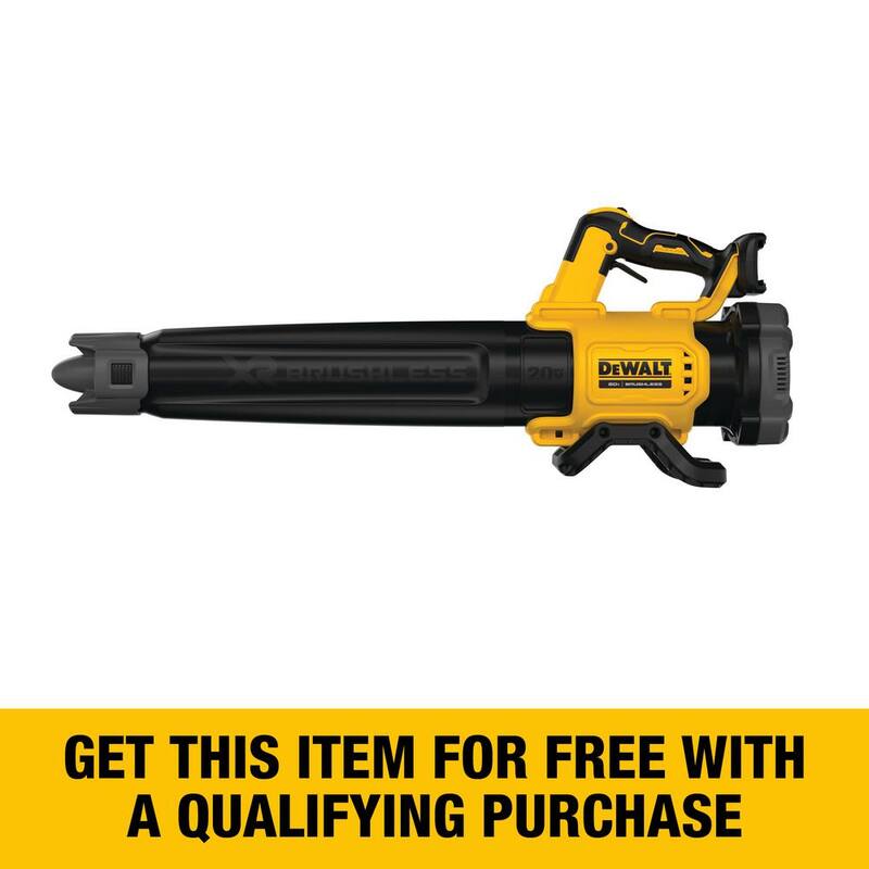 DEWALT 20V MAX 125 MPH 450 CFM Brushless Cordless Battery Powered Blower (Tool Only) - DCBL722B
