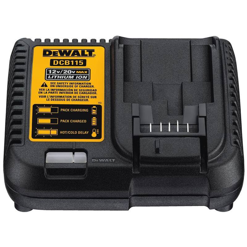 DEWALT 20V MAX 125 MPH 450 CFM Cordless Battery Powered Handheld Leaf Blower Kit with 6.0 Ah and 4.0 Ah Starter Kit - DCBL722BDCB246K