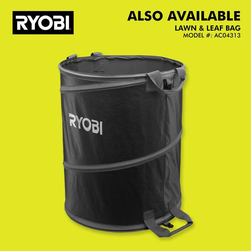 RYOBI 40V Vac Attack Cordless Battery Leaf Vacuum/Mulcher (Tool Only) - RY40405BTL