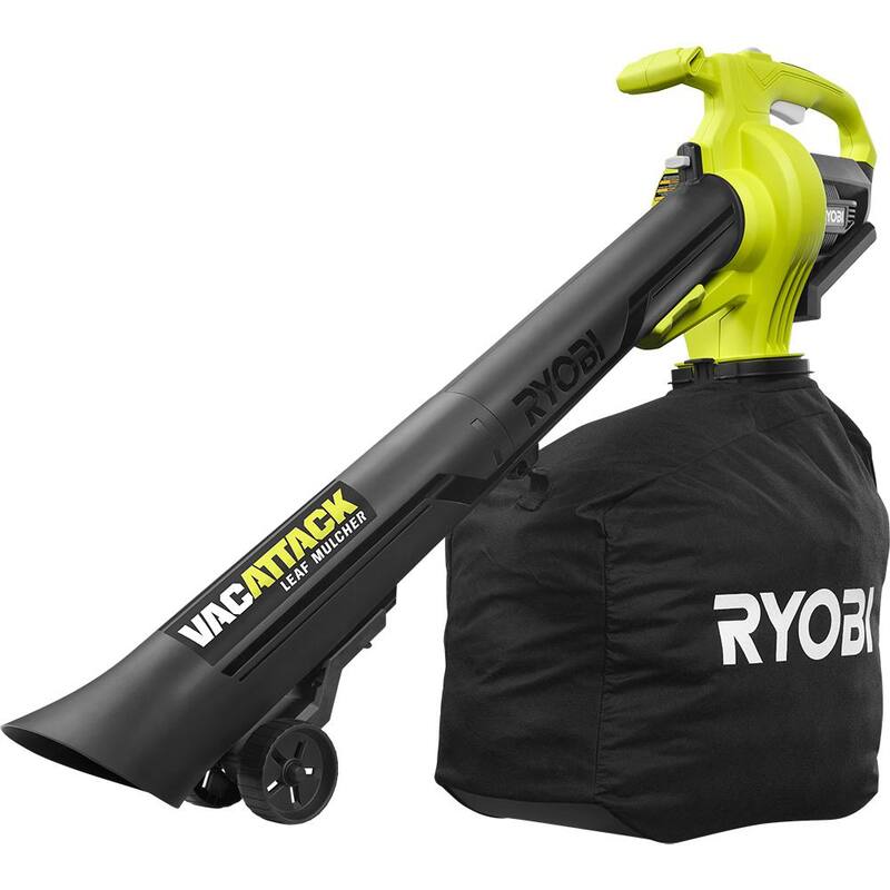 RYOBI 40V Vac Attack Cordless Battery Leaf Vacuum/Mulcher (Tool Only) - RY40405BTL