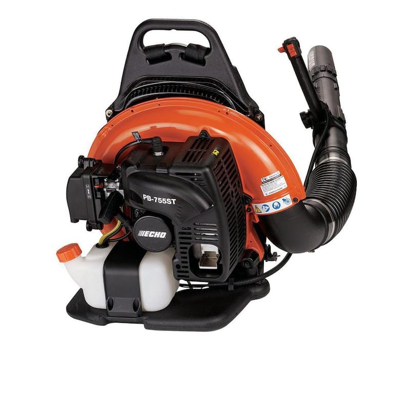 ECHO 233 MPH 651 CFM 63.3cc Gas 2-Stroke Backpack Leaf Blower with Tube Throttle - PB-755ST