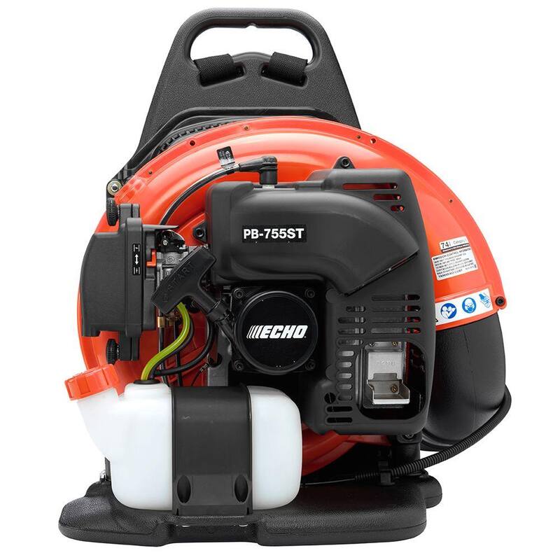 ECHO 233 MPH 651 CFM 63.3cc Gas 2-Stroke Backpack Leaf Blower with Tube Throttle - PB-755ST