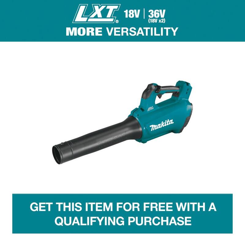 Makita 116 MPH 459 CFM 18V LXT Lithium-Ion Brushless Cordless Leaf Blower (Tool-Only) - XBU03Z