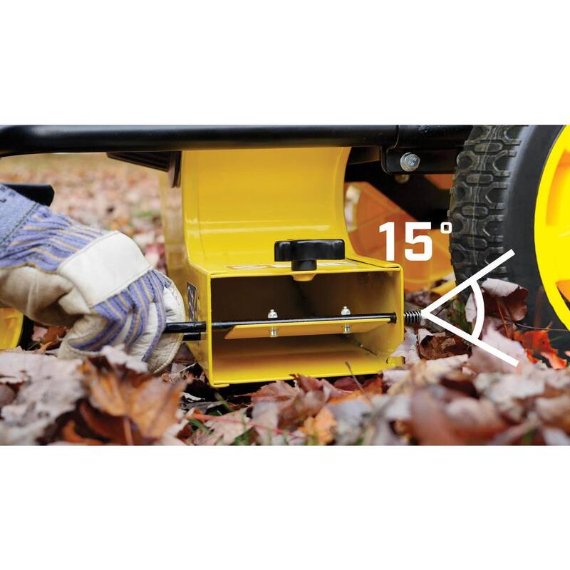 Champion Power Equipment 160 MPH 1300 CFM 224 cc Walk-Behind Gas Leaf Blower with Swivel Front Wheel and 90-Degree Flow Diverter - 200947