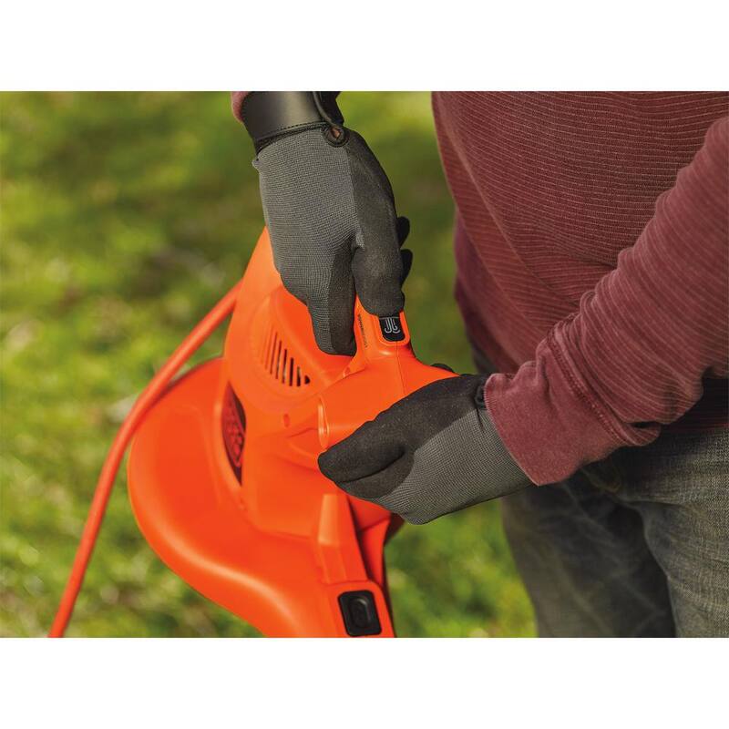 BLACK+DECKER 12 AMP 250 MPH 400 CFM Corded Electric 3-In-1 Backpack Leaf Blower, Vacuum & Mulcher - BEBL7000