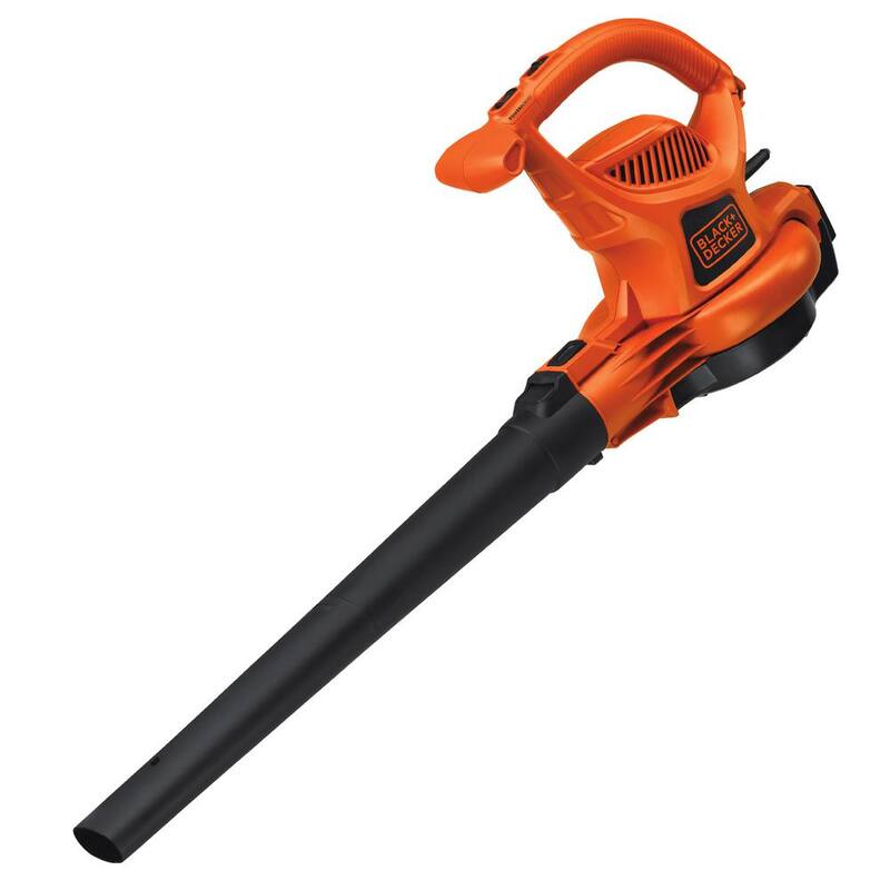BLACK+DECKER 12 AMP 250 MPH 400 CFM Corded Electric 3-In-1 Backpack Leaf Blower, Vacuum & Mulcher - BEBL7000