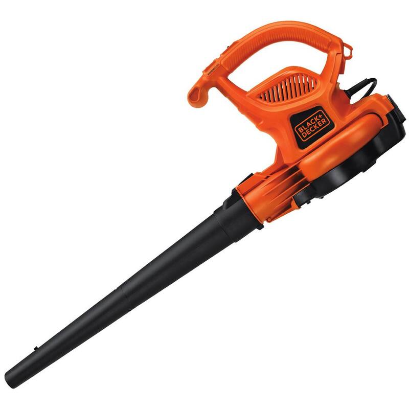 BLACK+DECKER 12 AMP 250 MPH 400 CFM Corded Electric 3-In-1 Backpack Leaf Blower, Vacuum & Mulcher - BEBL7000