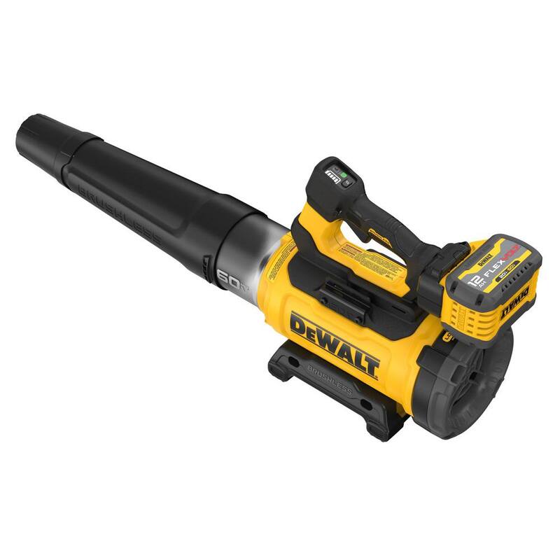 DEWALT FLEXVOLT 60V MAX 160 MPH 760 CFM Brushless Cordless Battery Powered Blower Kit w/ (1) FLEXVOLT 4 Ah Battery and Charger - DCBL777Y1