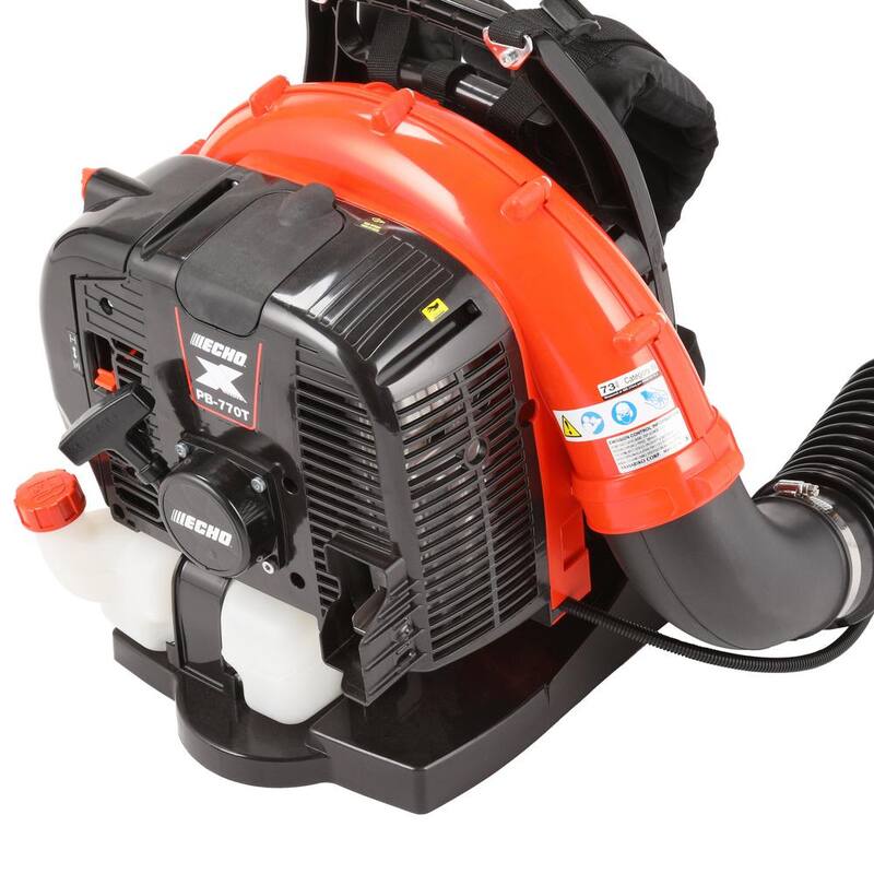 ECHO 234 MPH 756 CFM 63.3cc Gas 2-Stroke X Series Backpack Leaf Blower with Tube Throttle - PB-770T