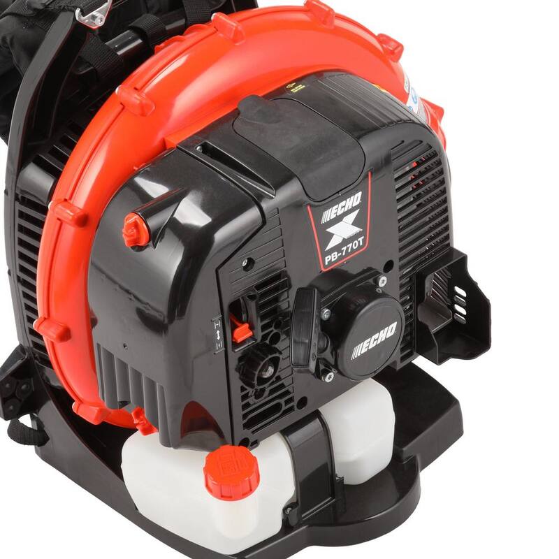 ECHO 234 MPH 756 CFM 63.3cc Gas 2-Stroke X Series Backpack Leaf Blower with Tube Throttle - PB-770T