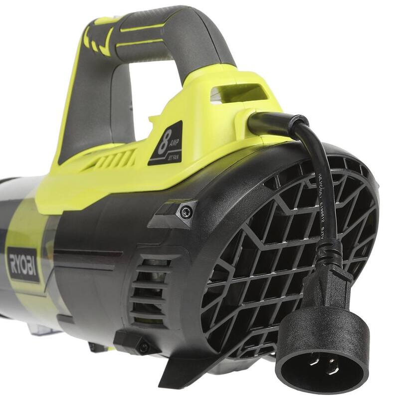 RYOBI 135 MPH 440 CFM 8 Amp Corded Electric Jet Fan Blower - RY421021