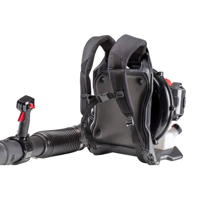 Troy-Bilt 220 MPH 600 CFM 51 cc Full Crank 2-Cycle Gas Backpack Leaf Blower with Tube Mounted Controls - TB51BP