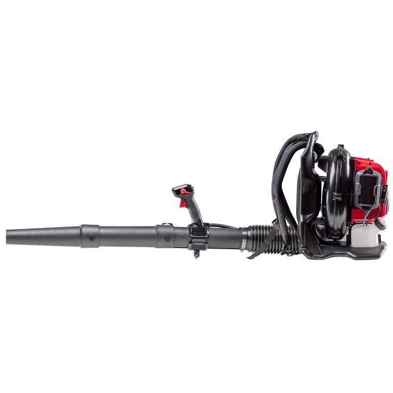 Troy-Bilt 220 MPH 600 CFM 51 cc Full Crank 2-Cycle Gas Backpack Leaf Blower with Tube Mounted Controls - TB51BP