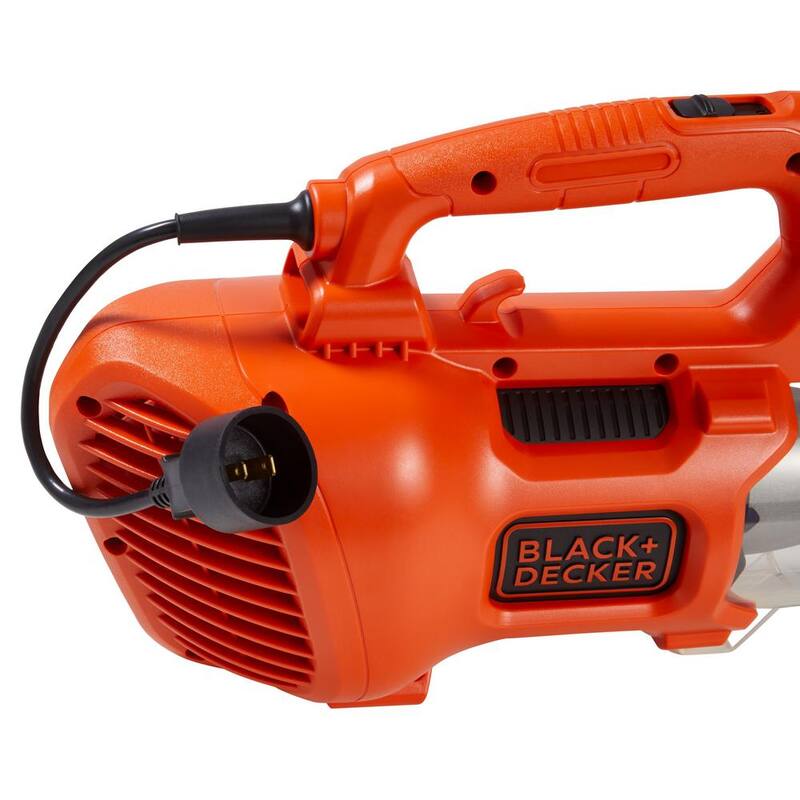 BLACK+DECKER 9 AMP 140 MPH 450 CFM Corded Electric Handheld Axial Leaf Blower - BEBL750