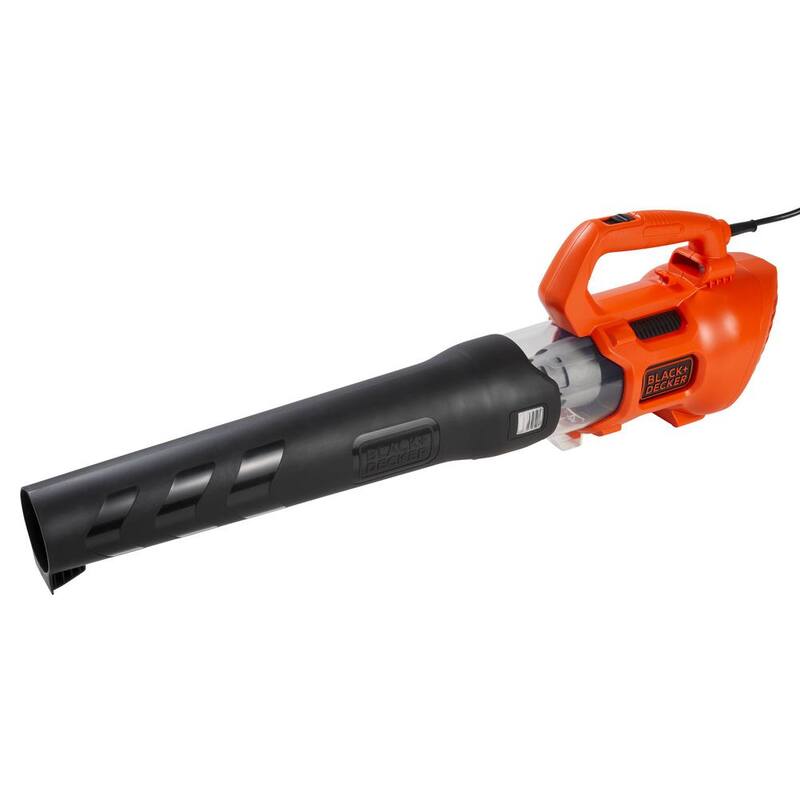 BLACK+DECKER 9 AMP 140 MPH 450 CFM Corded Electric Handheld Axial Leaf Blower - BEBL750