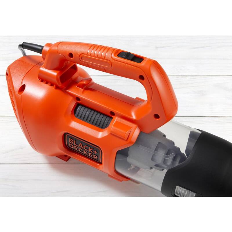 BLACK+DECKER 9 AMP 140 MPH 450 CFM Corded Electric Handheld Axial Leaf Blower - BEBL750