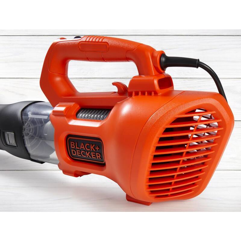 BLACK+DECKER 9 AMP 140 MPH 450 CFM Corded Electric Handheld Axial Leaf Blower - BEBL750