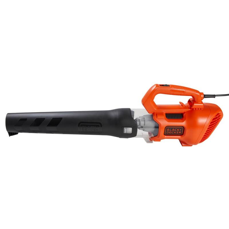 BLACK+DECKER 9 AMP 140 MPH 450 CFM Corded Electric Handheld Axial Leaf Blower - BEBL750