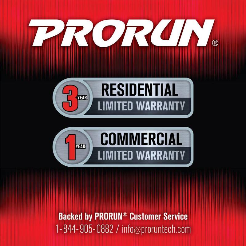 PRORUN 76cc 1020 CFM 240 MPH 2-Cycle Gas-Powered Backpack Leaf Blower - PBB2884