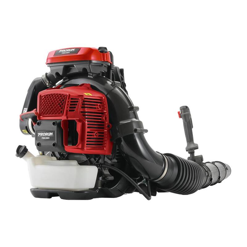 PRORUN 76cc 1020 CFM 240 MPH 2-Cycle Gas-Powered Backpack Leaf Blower - PBB2884