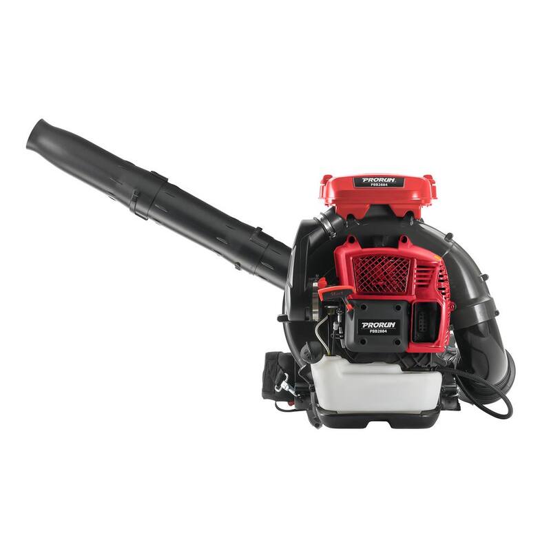 PRORUN 76cc 1020 CFM 240 MPH 2-Cycle Gas-Powered Backpack Leaf Blower - PBB2884
