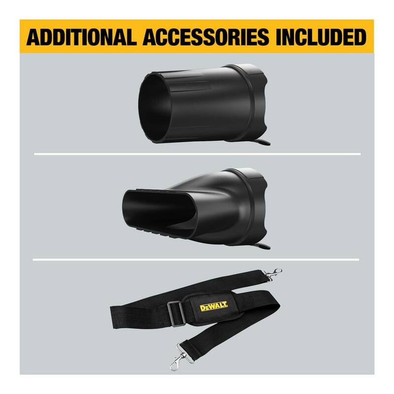 DEWALT FLEXVOLT 60V MAX 160 MPH 760 CFM Brushless Cordless Battery Powered Blower (Tool-Only) - DCBL777B
