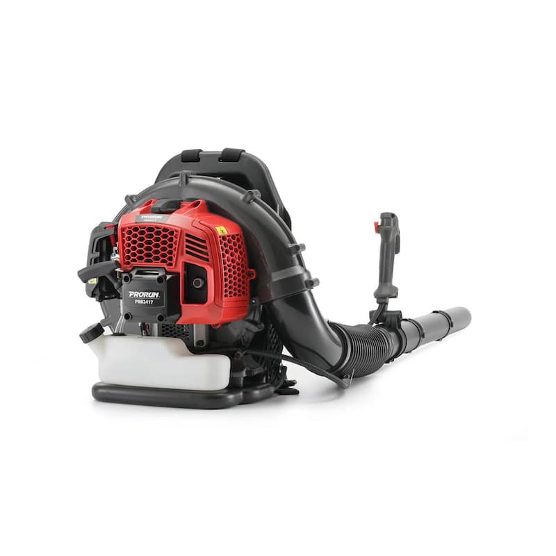 PRORUN 52cc 570 CFM 250 MPH 2-Cycle Gas-Powered Backpack Leaf Blower - PBB2417