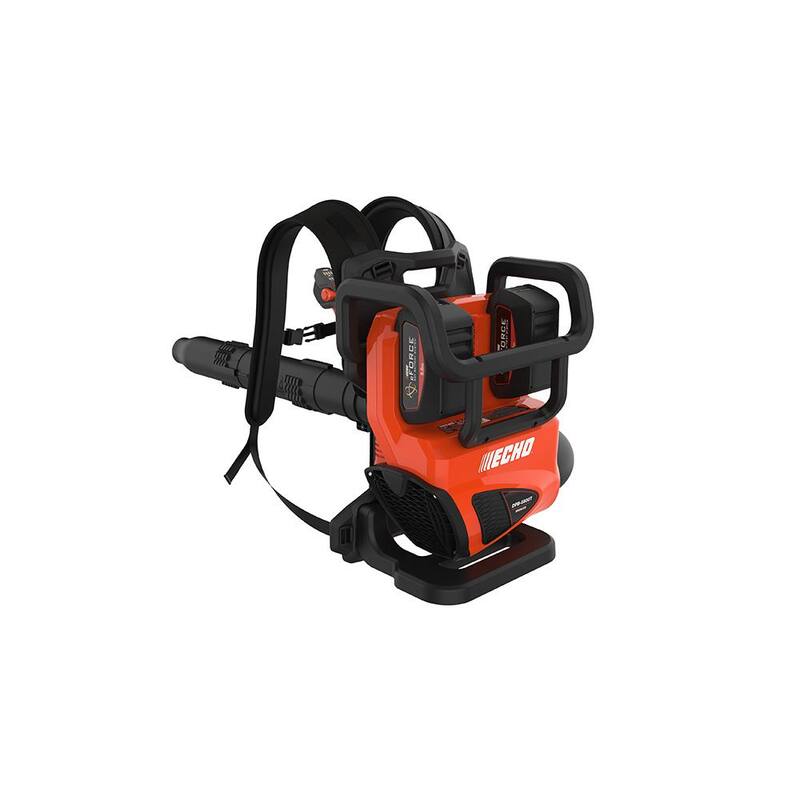 ECHO eFORCE 56V 195 MPH 795 CFM Cordless Battery Backpack Blower w/Tube Throttle & (2) 5.0Ah Batteries & Dual Port Charger - DPB-5800TD2-2