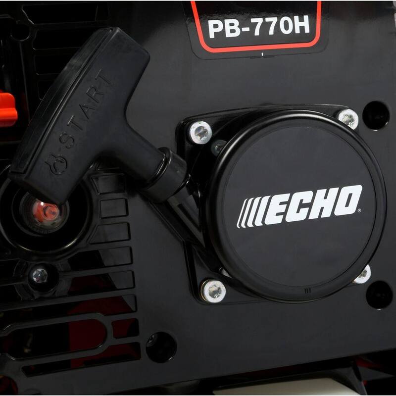ECHO 234 MPH 756 CFM 63.3 cc Gas 2-Stroke X Series Backpack Leaf Blower with Hip Throttle - PB-770H