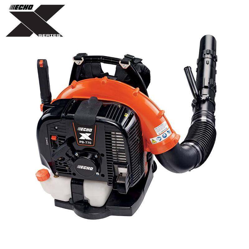 ECHO 234 MPH 756 CFM 63.3 cc Gas 2-Stroke X Series Backpack Leaf Blower with Hip Throttle - PB-770H
