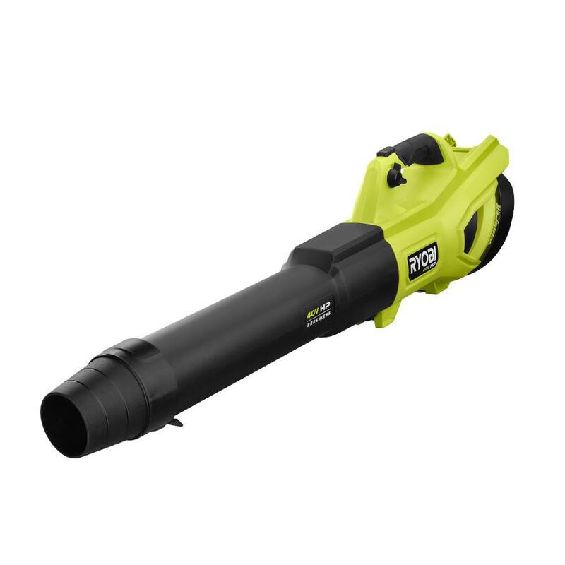 RYOBI 40V HP Brushless Whisper Series 160 MPH 650 CFM Cordless Battery Leaf Blower (Tool Only) - RY404014BTL