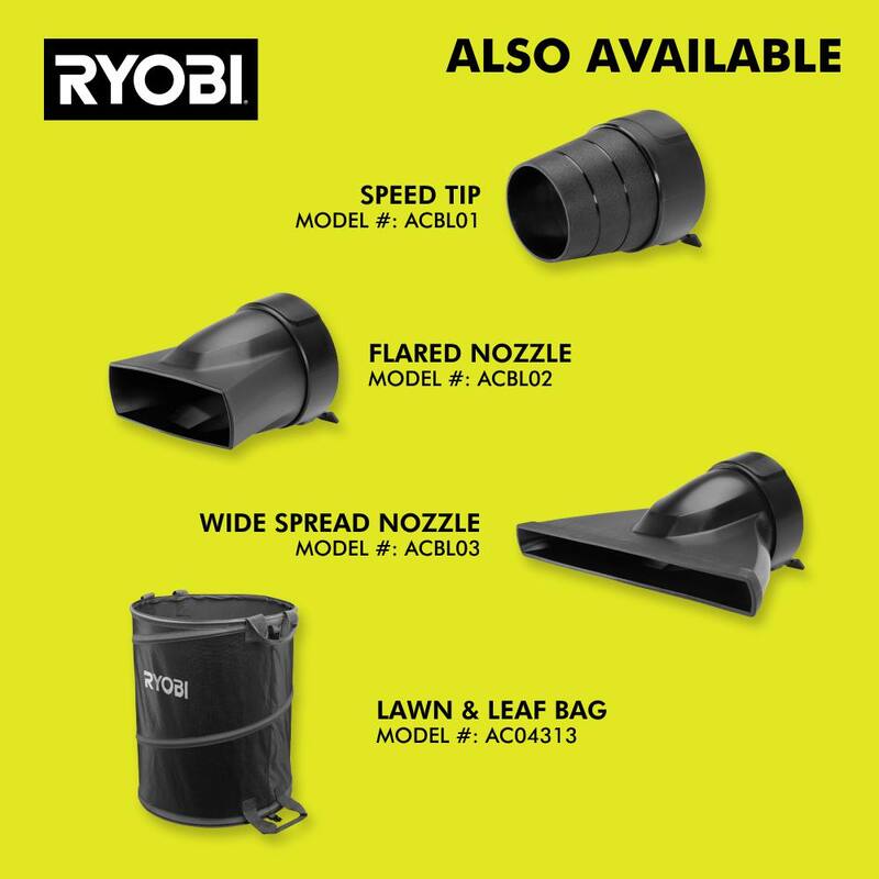 RYOBI 40V HP Brushless Whisper Series 160 MPH 650 CFM Cordless Battery Leaf Blower (Tool Only) - RY404014BTL