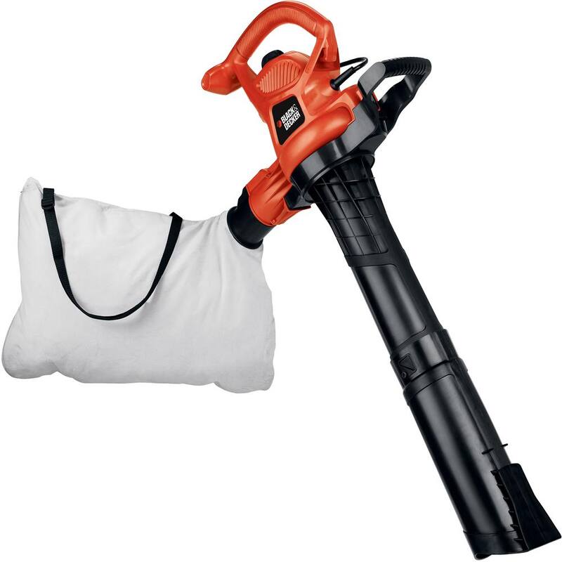 BLACK+DECKER 12 AMP 230 MPH 385 CFM Corded Electric 3-In-1 Handheld Leaf Blower, Vacuum & Mulcher with Tool Free Switchover - BV3600