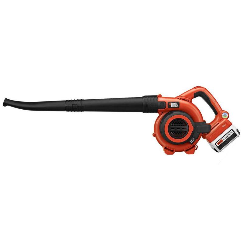 BLACK+DECKER 40V MAX 120 MPH 90 CFM Cordless Battery Powered Handheld Leaf Blower & Vacuum Kit with (1) 1.5Ah Battery & Charger - LSWV36