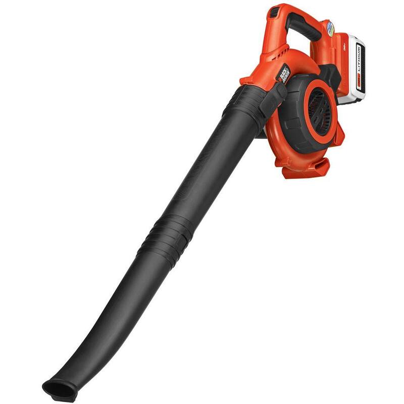 BLACK+DECKER 40V MAX 120 MPH 90 CFM Cordless Battery Powered Handheld Leaf Blower & Vacuum Kit with (1) 1.5Ah Battery & Charger - LSWV36