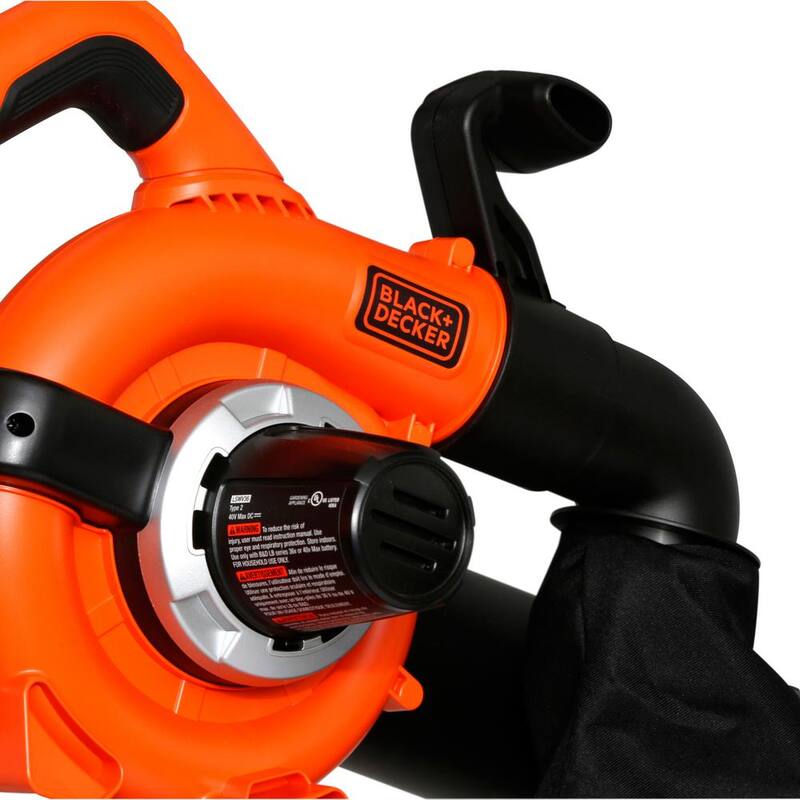 BLACK+DECKER 40V MAX 120 MPH 90 CFM Cordless Battery Powered Handheld Leaf Blower & Vacuum Kit with (1) 1.5Ah Battery & Charger - LSWV36