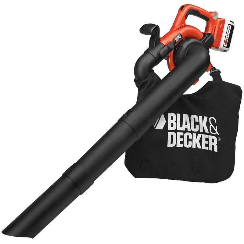 BLACK+DECKER 40V MAX 120 MPH 90 CFM Cordless Battery Powered Handheld Leaf Blower & Vacuum Kit with (1) 1.5Ah Battery & Charger - LSWV36