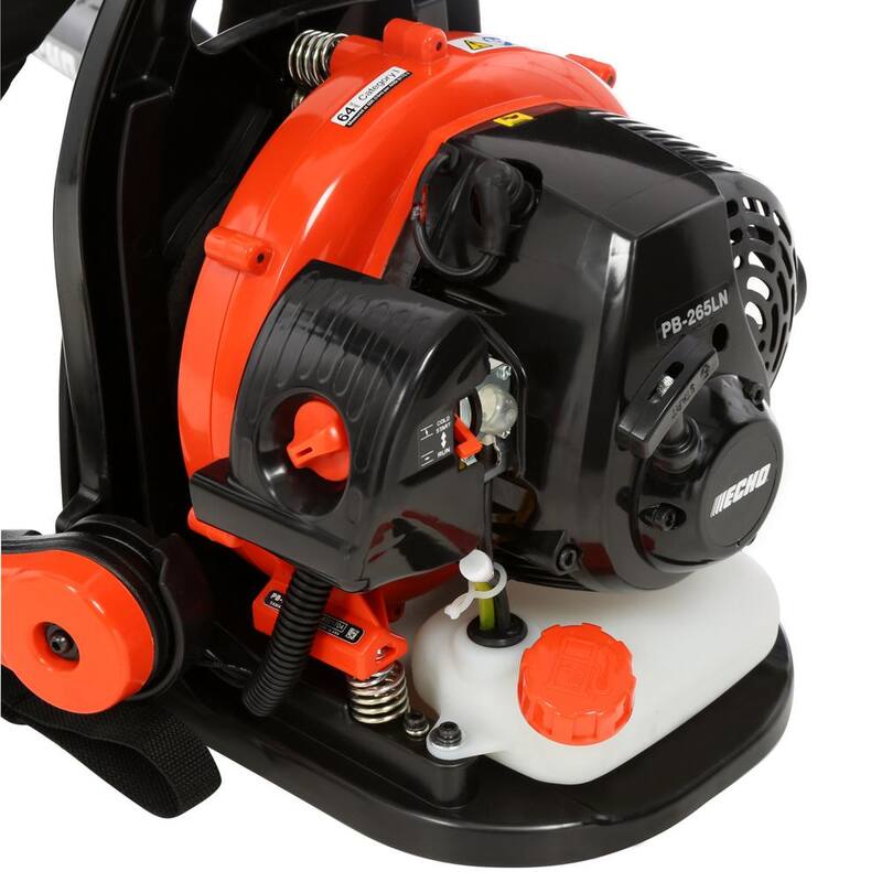 ECHO 158 MPH 375 CFM 25.4 cc Gas 2-Stroke Low Noise Backpack Leaf Blower with Hip Throttle - PB-265LN