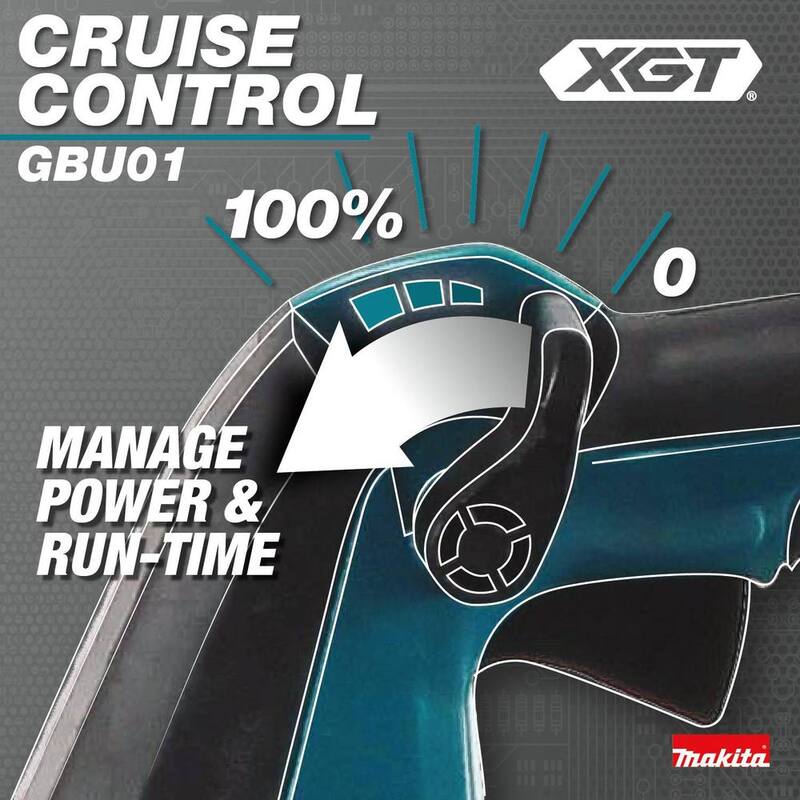 Makita XGT 40V Max Brushless Cordless Leaf Blower Kit (4.0Ah) - GBU01M1