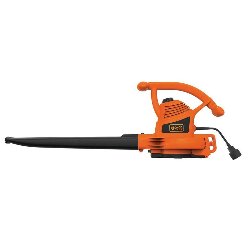 BLACK+DECKER 12 AMP 210 MPH 300 CFM Corded Electric 3-in-1 Handheld Leaf Blower, Vacuum & Mulcher - BV3100
