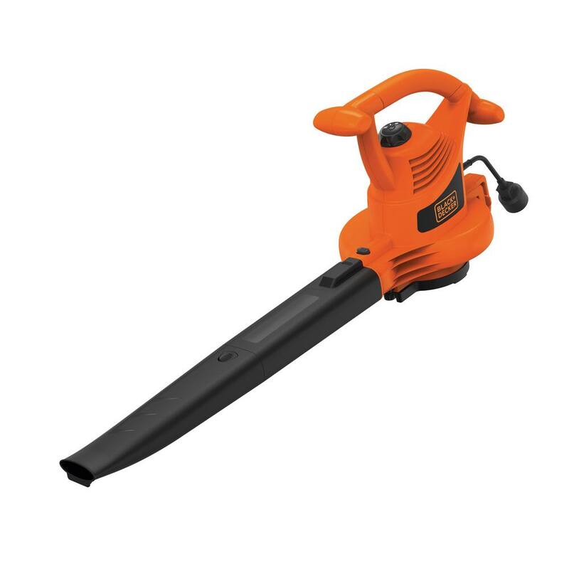 BLACK+DECKER 12 AMP 210 MPH 300 CFM Corded Electric 3-in-1 Handheld Leaf Blower, Vacuum & Mulcher - BV3100