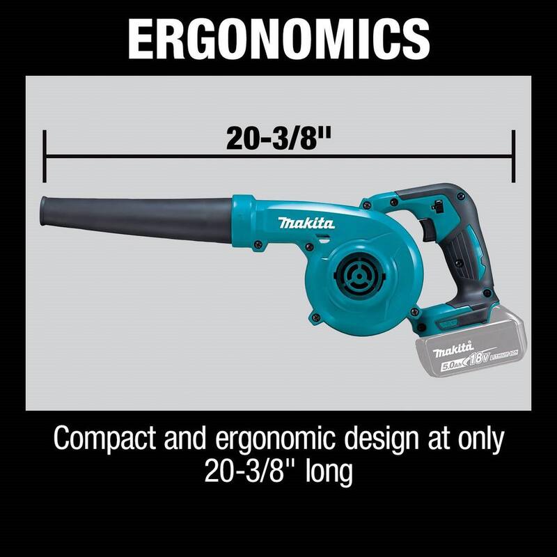 Makita 18V LXT Lithium-Ion Cordless Variable Speed Blower (Tool-Only) - XBU05Z